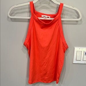 Vibrant Orange Tank Top